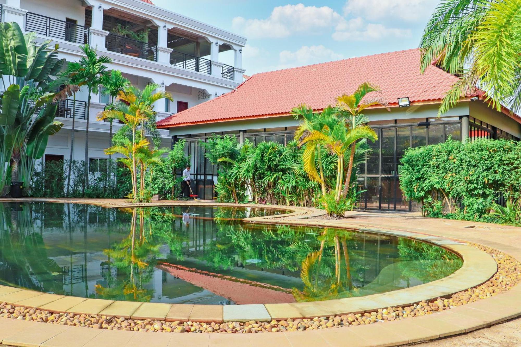 Hotel Lucky Garden Boutique Siem Reap Esterno foto